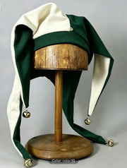 Green Ivory Jester Hat - Pack of 2